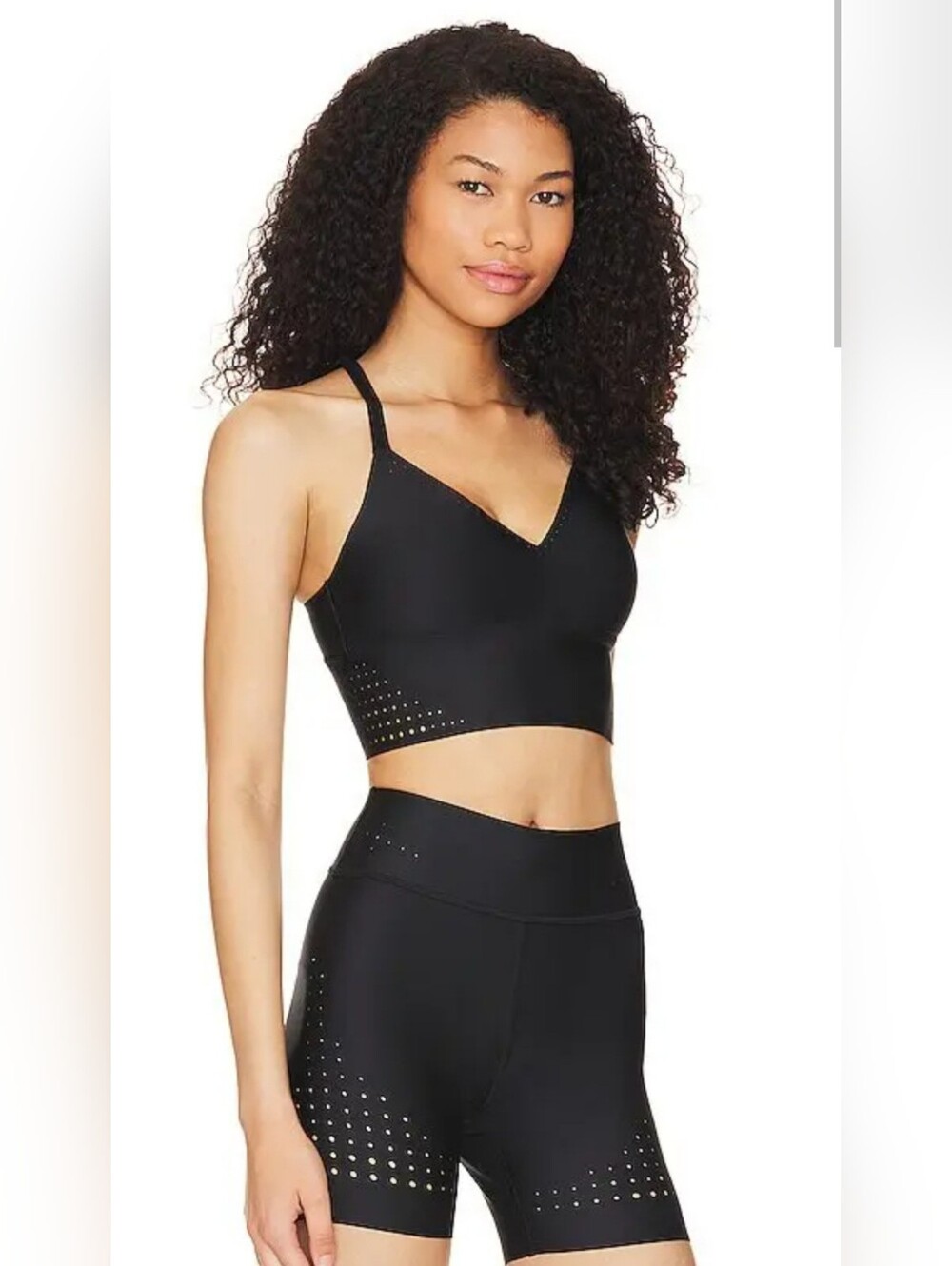 ALO Yoga Airlift Laser Cut Speedy Bra Tank Size Large